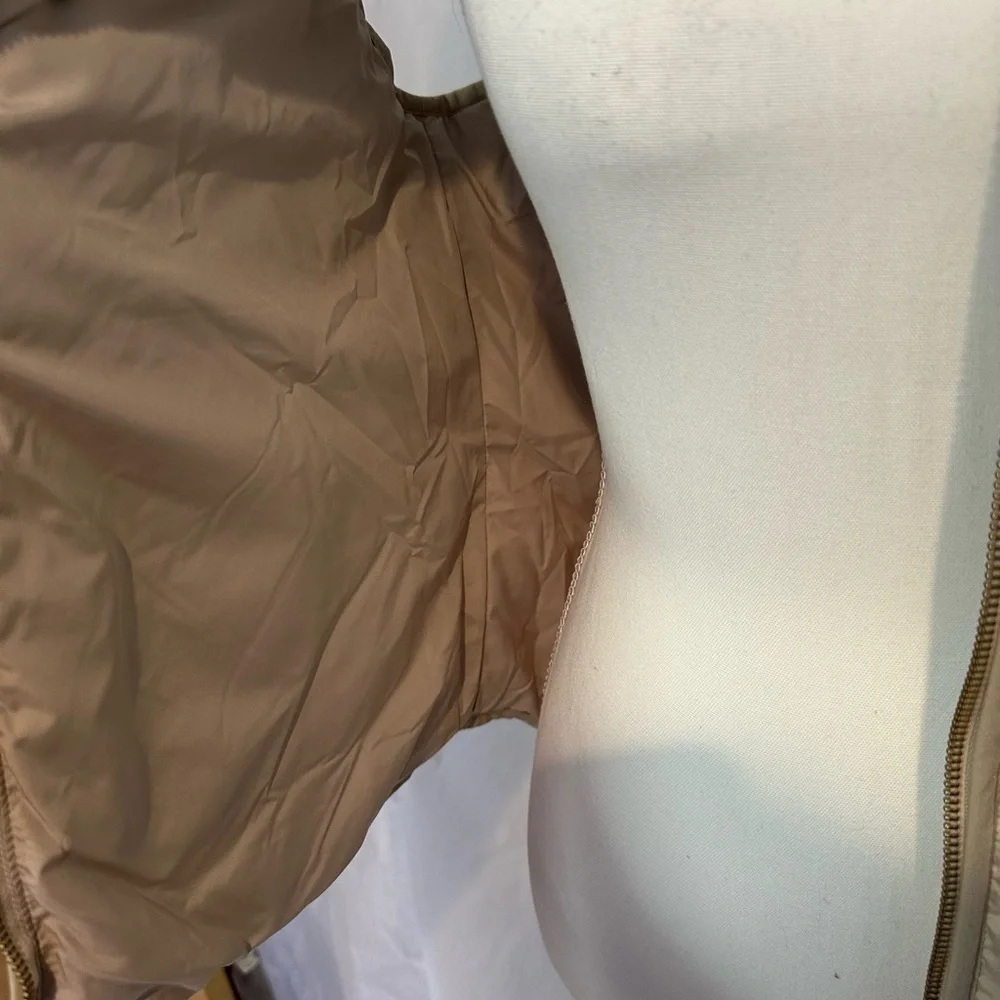 J. Crew Beige Quilted Vest